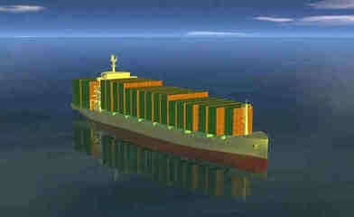黄埔文冲为世邦海运建造自主设计1900TEU箱船开工