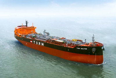 广船国际为丹麦TORM建造5万吨化学品/成品油船3号船命名